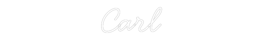 Individuelles Neon: Carl