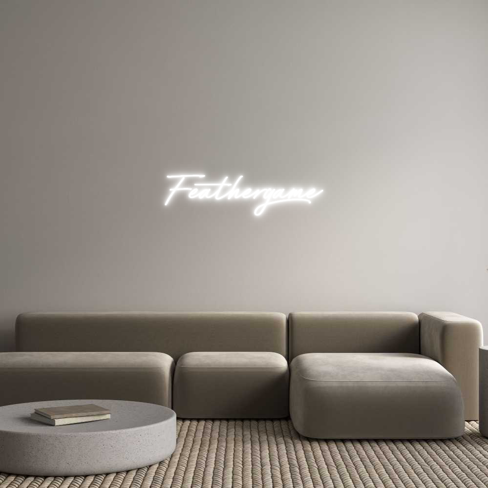 Individuelles Neon: Feathergame