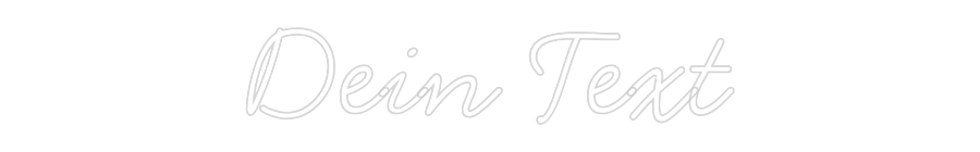 Individuelles Neon: Dein Text