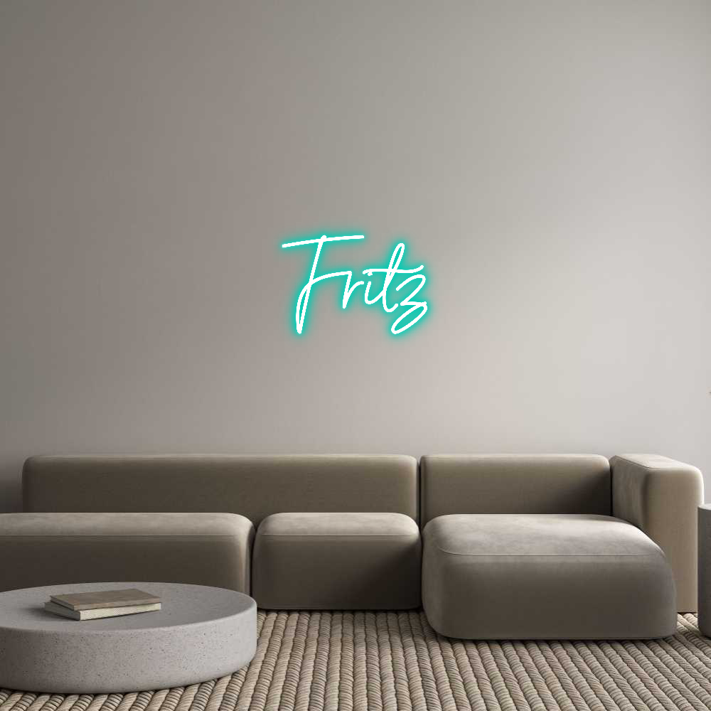 Individuelles Neon: Fritz