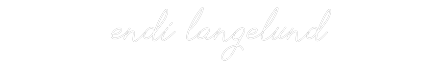 Individuelles Neon: endi langelund