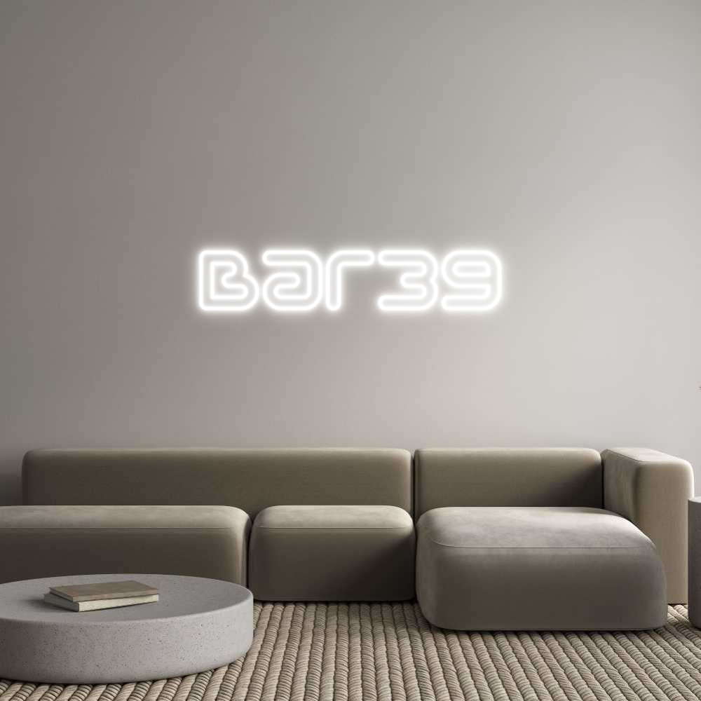 Individuelles Neon: Bar39