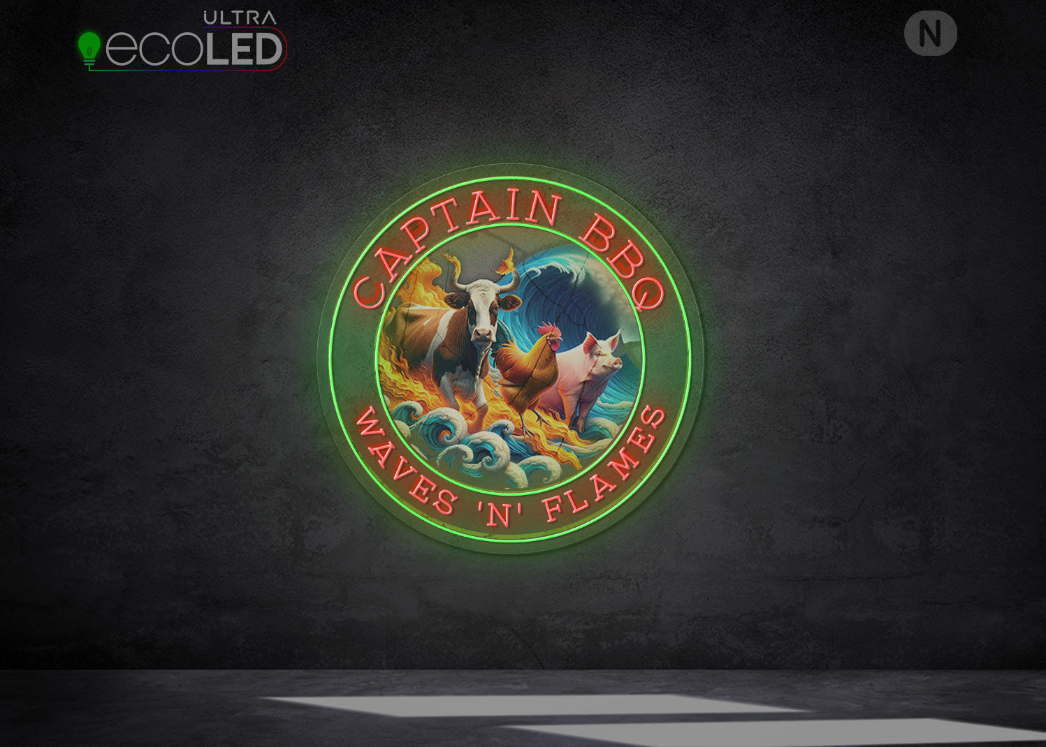 Individuelles Neonschild