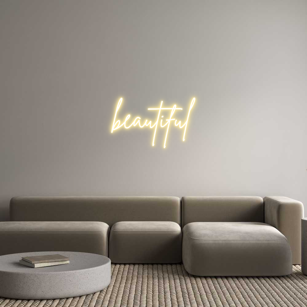 Individuelles Neon: beautiful
