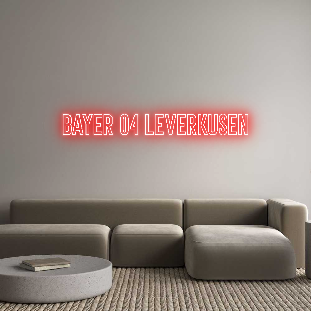 Individuelles Neon: Bayer 04 Leve...