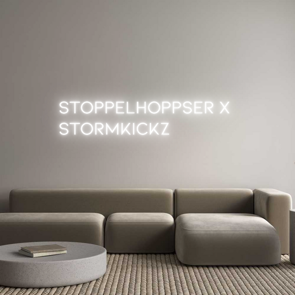 Individuelles Neon: Stoppelhoppse...