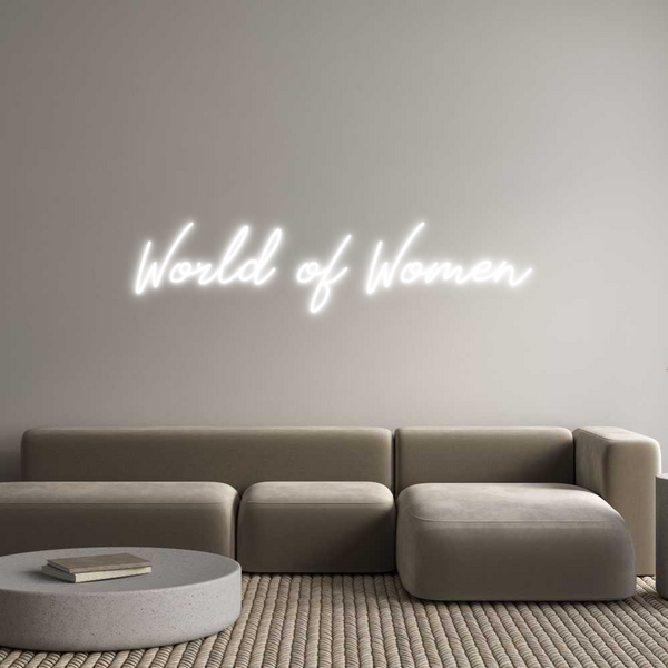 Individuelles Neon: World of Women