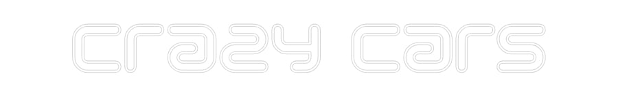 Individuelles Neon: Crazy Cars