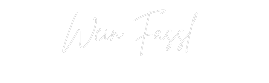 Individuelles Neon: Wein Fassl