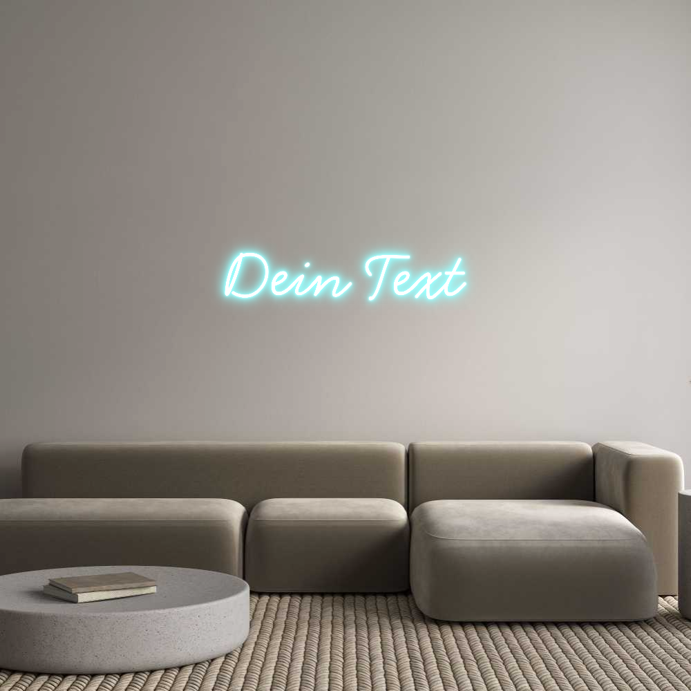 Individuelles Neon: Dein Text