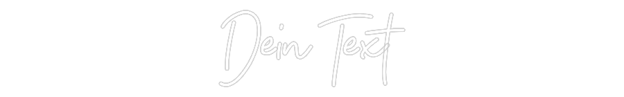Individuelles Neon: Dein Text