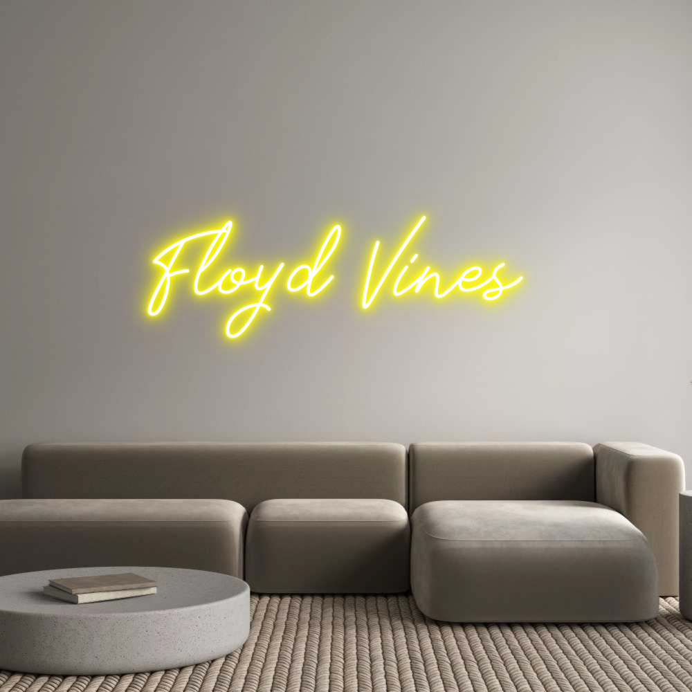 Individuelles Neon: Floyd Vines