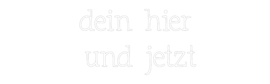 Individuelles Neon: dein hier
 u...