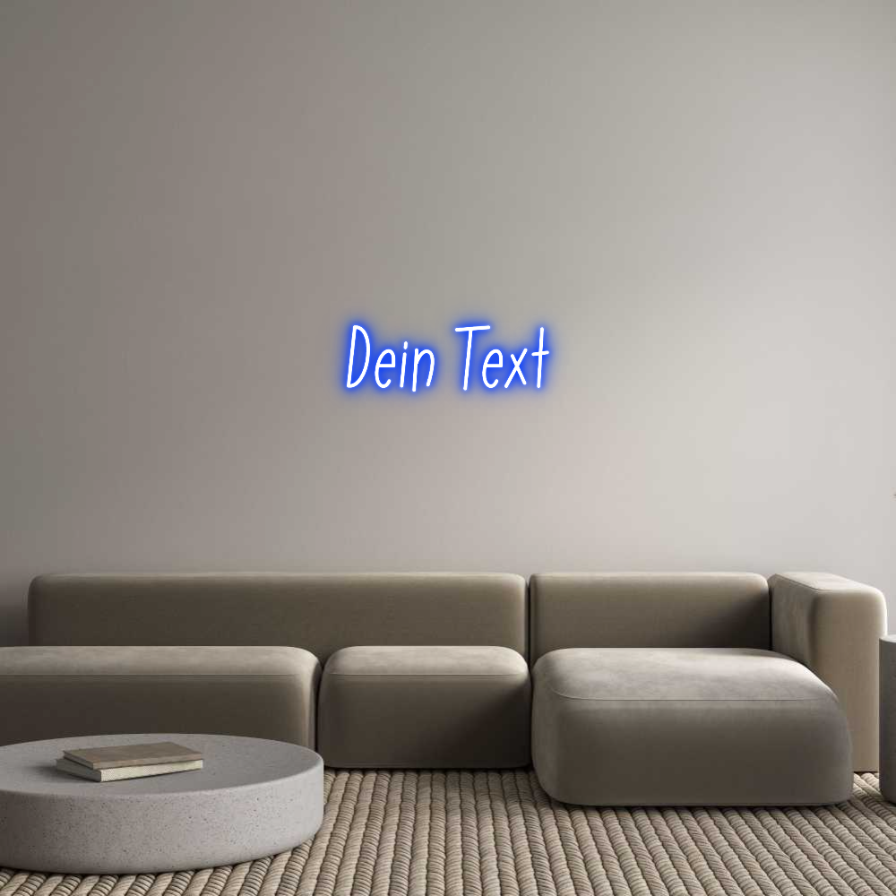 Individuelles Neon: Dein Text