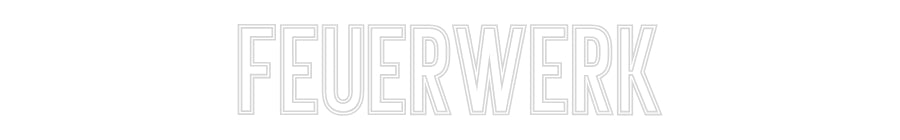 Individuelles Neon: Feuerwerk