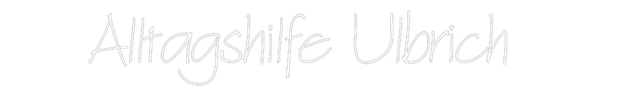 Individuelles Neon: Alltagshilfe ...