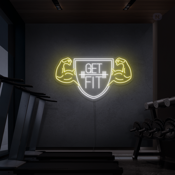 Neon Schild Get Fit