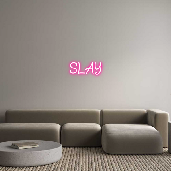 Individuelles Neon: SLAY