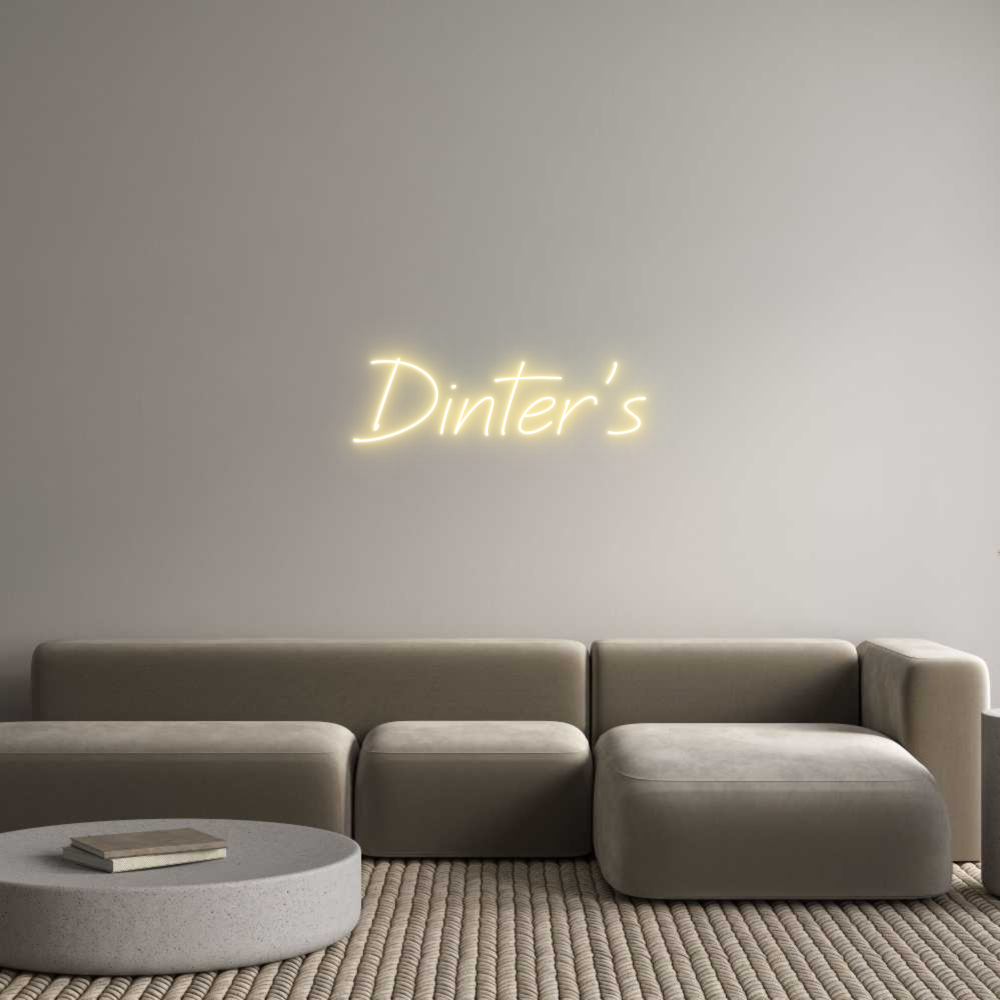 Individuelles Neon: Dinter's