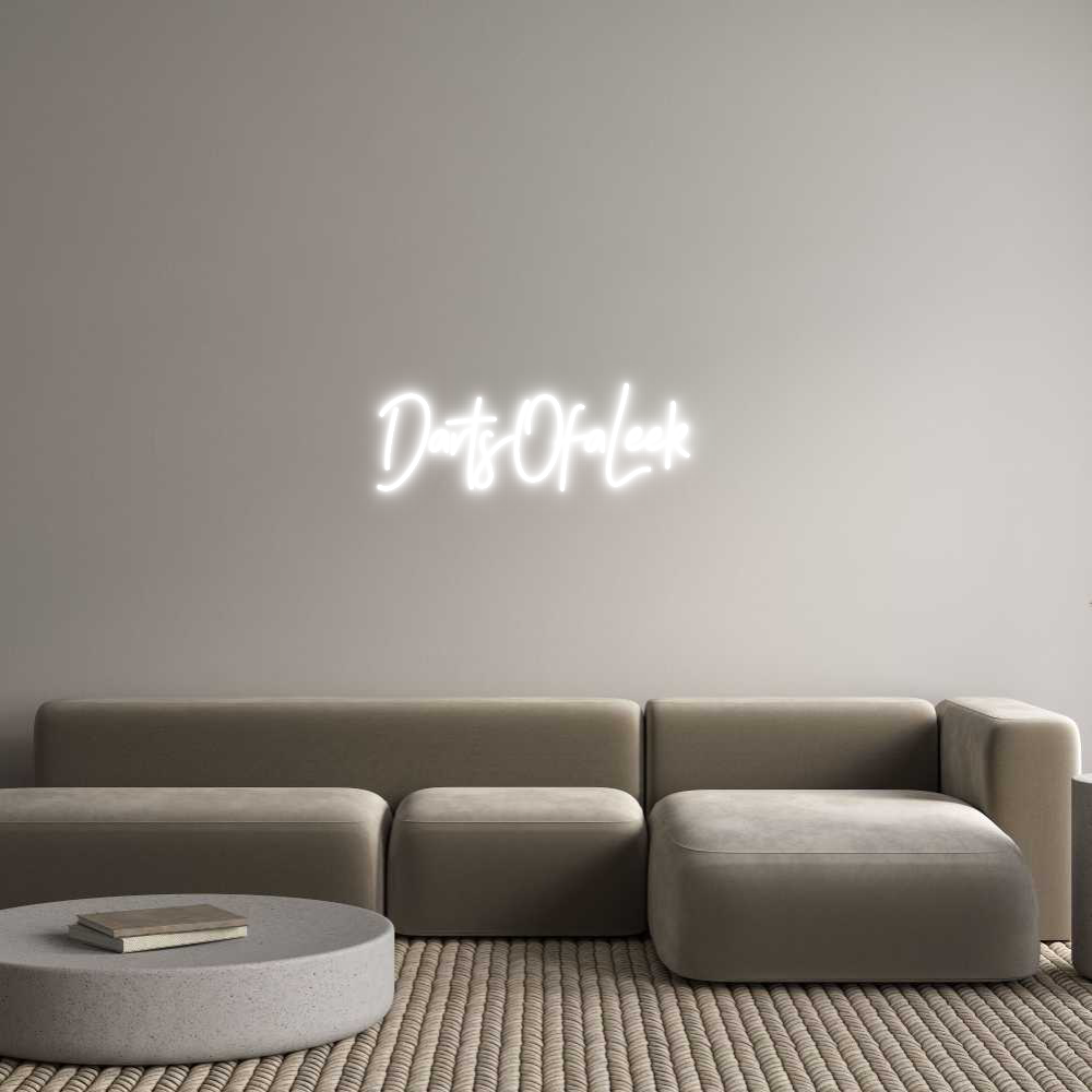 Individuelles Neon: DartsOfaLeek