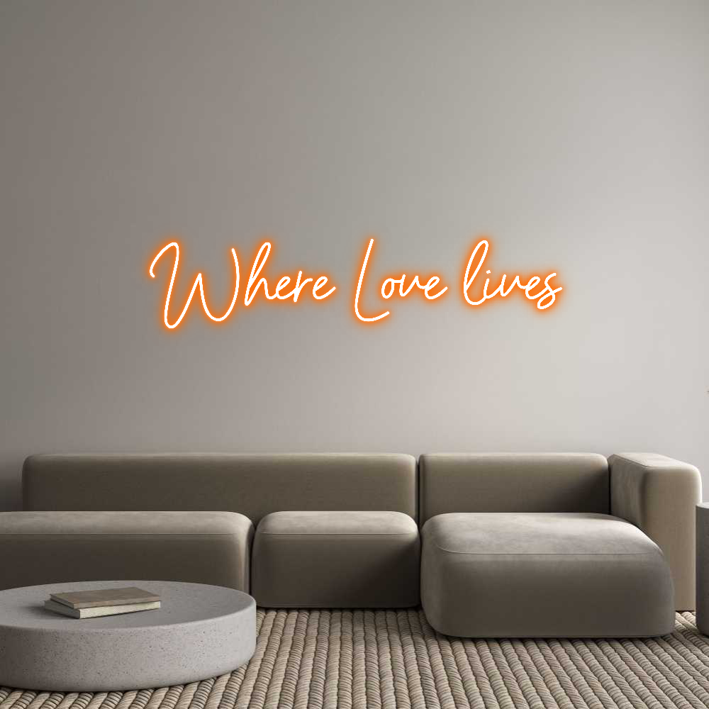 Individuelles Neon: Where Love li...