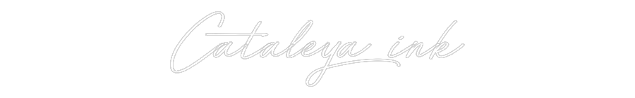 Individuelles Neon: Cataleya ink