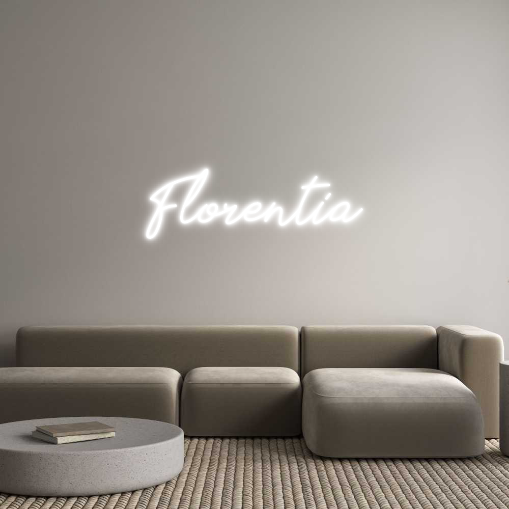 Individuelles Neon: Florentia