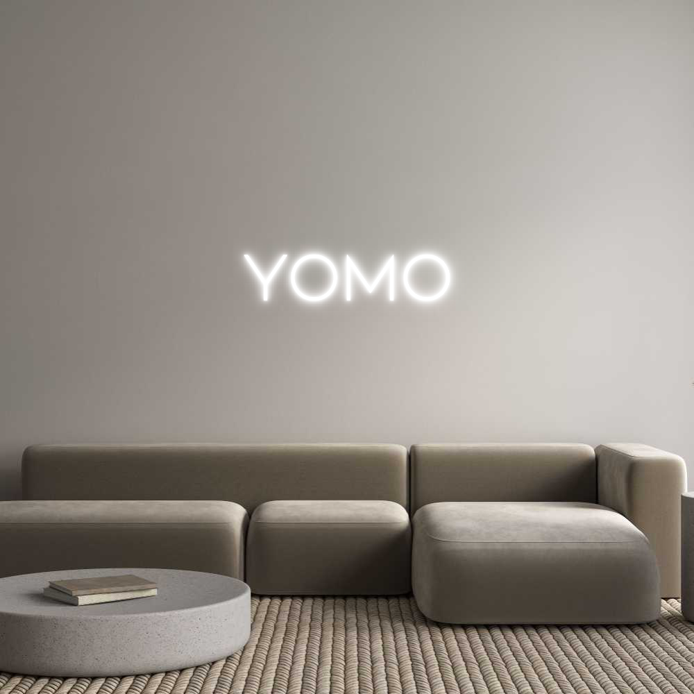 Individuelles Neon: YOMO