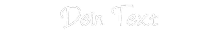 Individuelles Neon: Dein Text