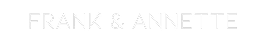 Individuelles Neon: Frank & Annet...