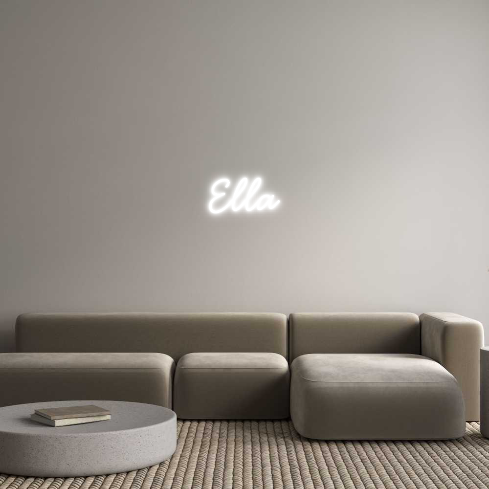 Individuelles Neon: Ella