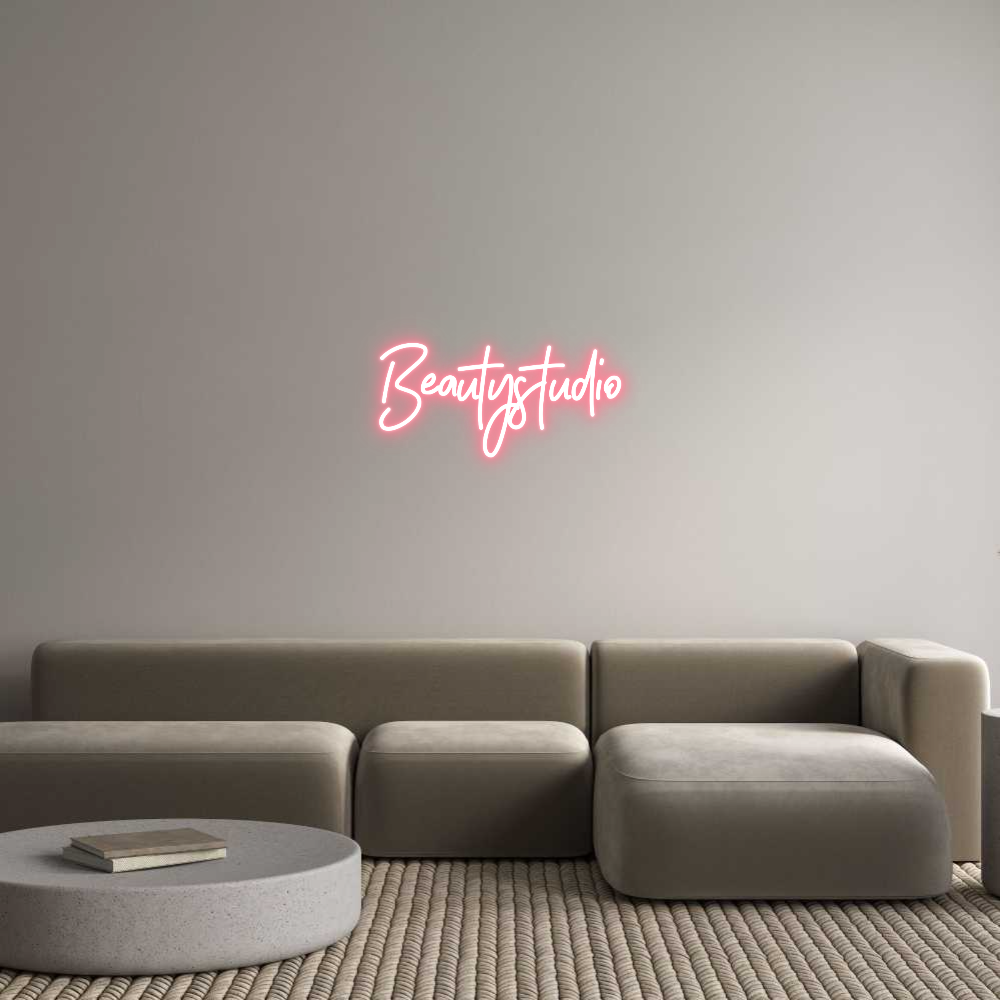 Individuelles Neon: Beautystudio