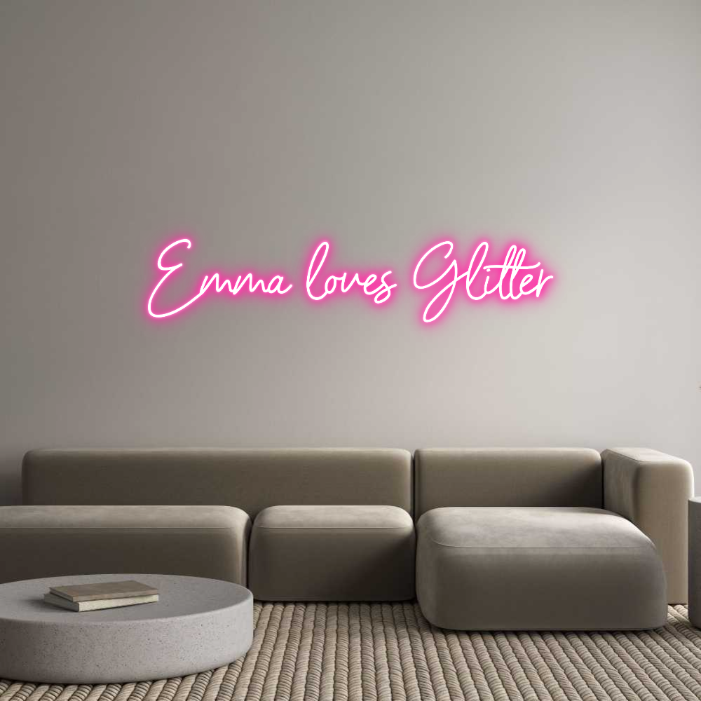 Individuelles Neon: Emma loves Gl...
