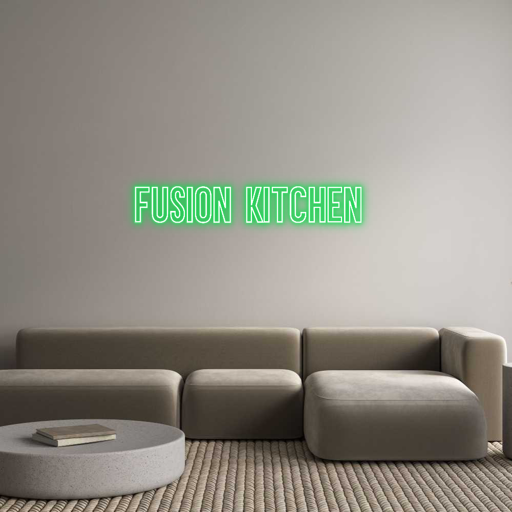 Individuelles Neon: Fusion Kitchen