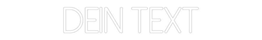Individuelles Neon: Dein Text