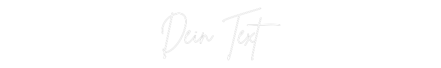 Individuelles Neon: Dein Text