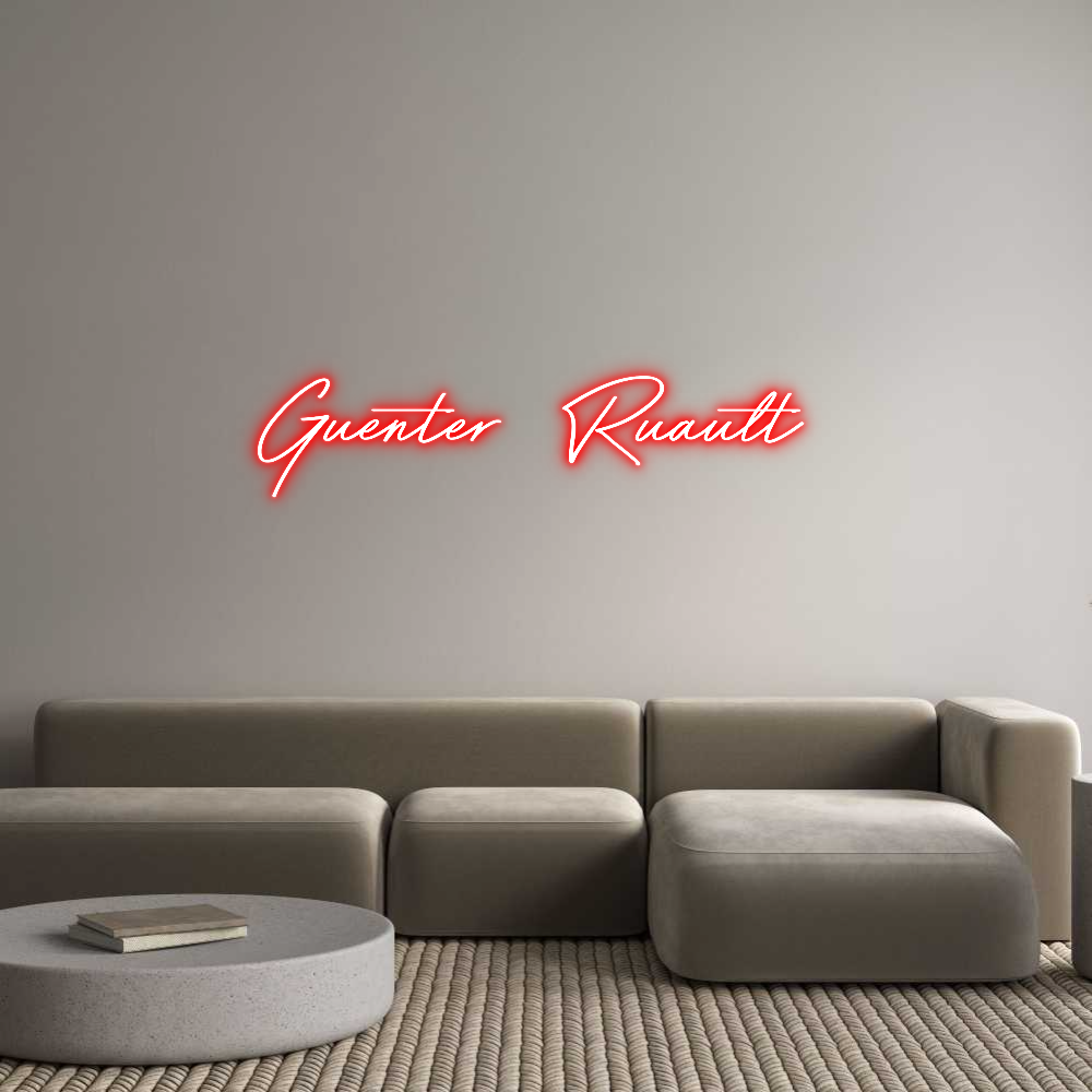 Individuelles Neon: Guenter  Ruau...