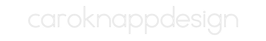 Individuelles Neon: caroknappdesign