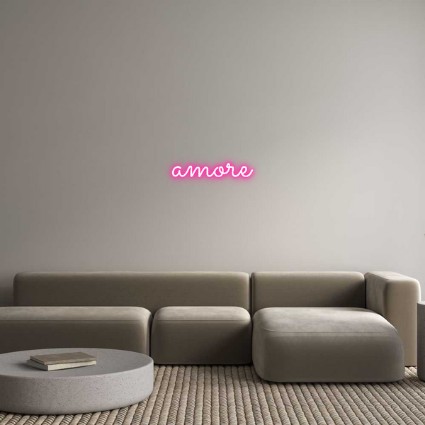 Individuelles Neon:  amore