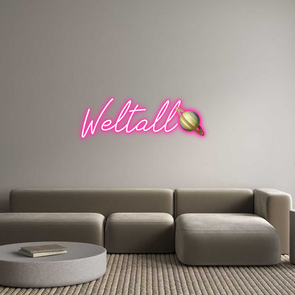 Individuelles Neon: Weltall🪐