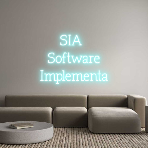 Individuelles Neon: SIA 
Softwar...