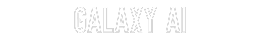 Individuelles Neon: Galaxy AI