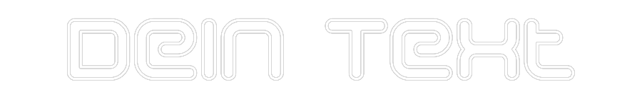 Individuelles Neon: Dein Text