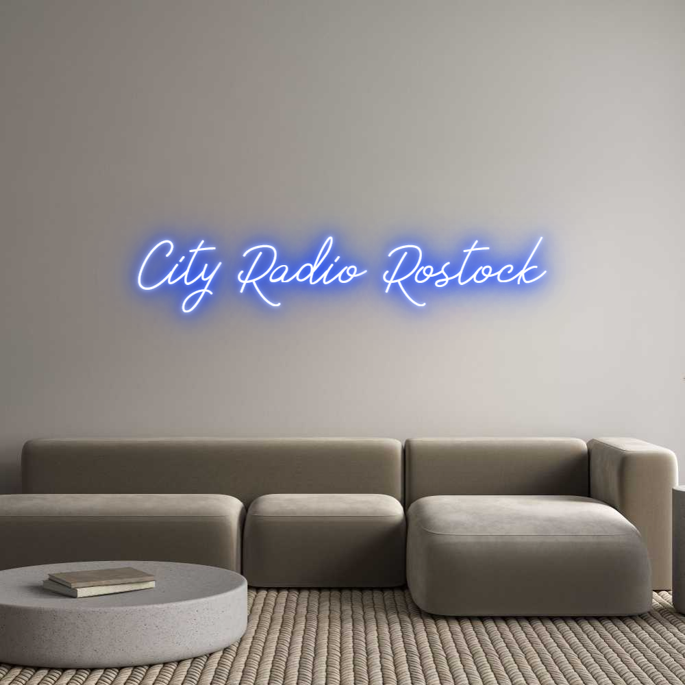 Individuelles Neon: City Radio Ro...