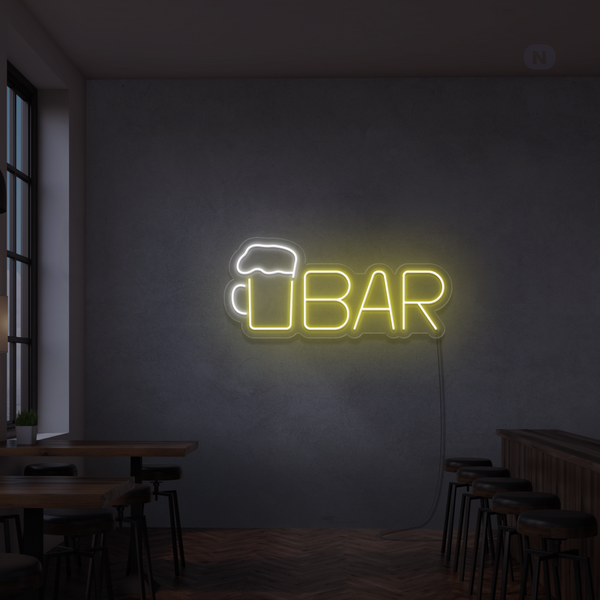 Neon Schild Bar