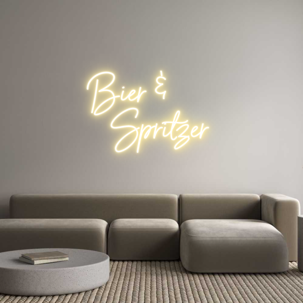 Individuelles Neon: Bier & 
   S...