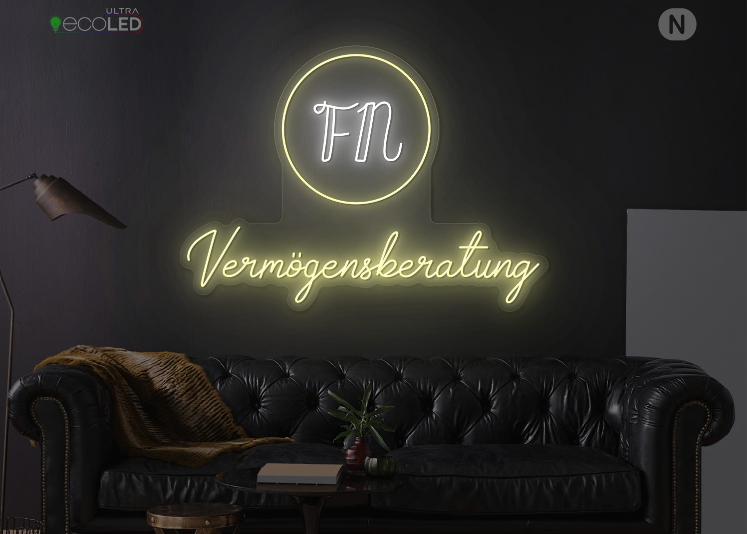 Individuelles Neonschild