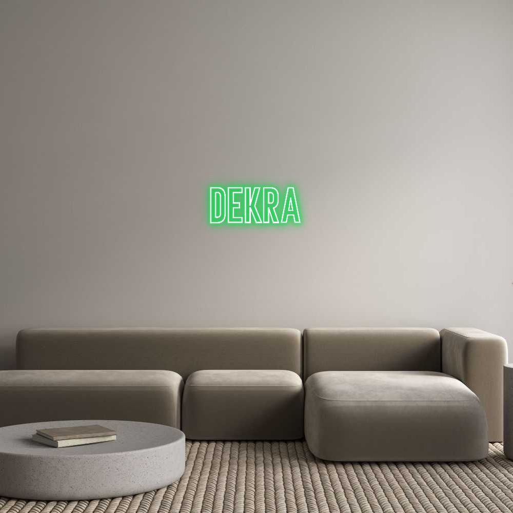 Individuelles Neon: DEKRA