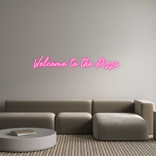 Individuelles Neon: Welcome to th...