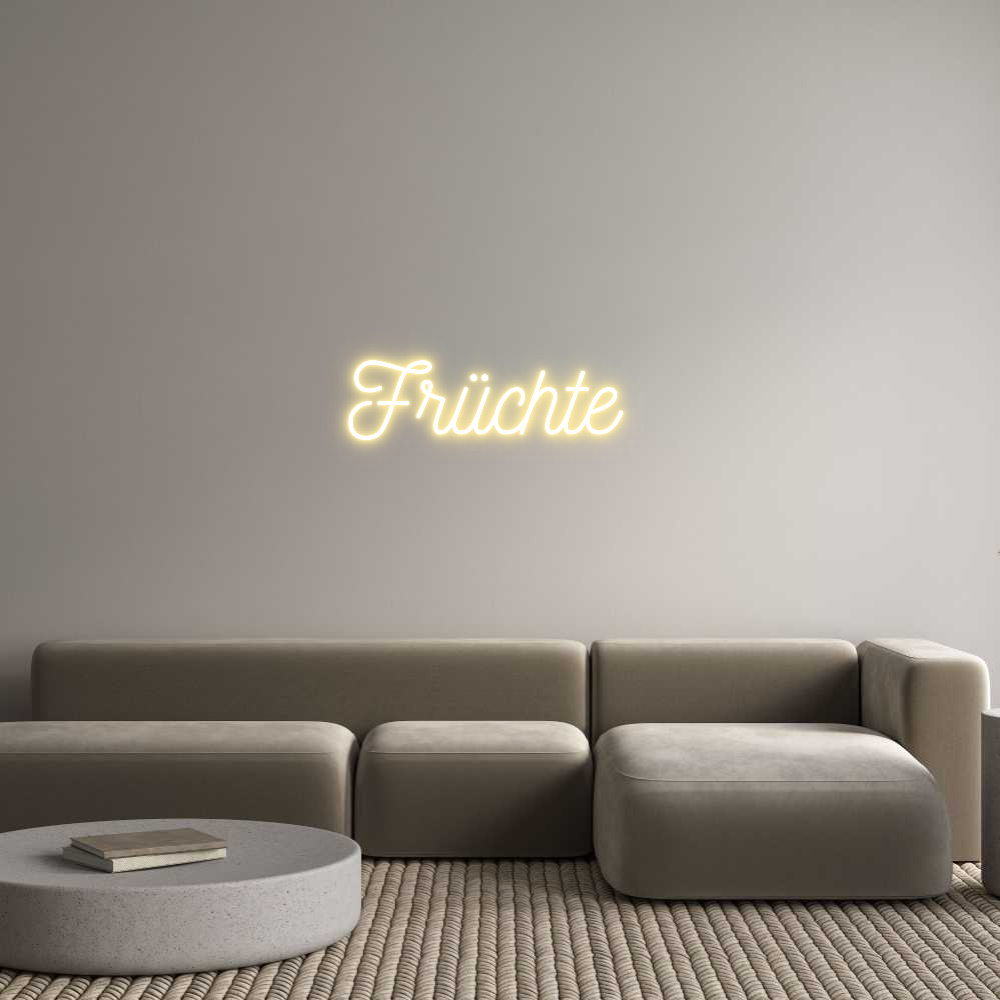 Individuelles Neon: Früchte